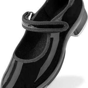 Kids Black Tap Dance Shoes